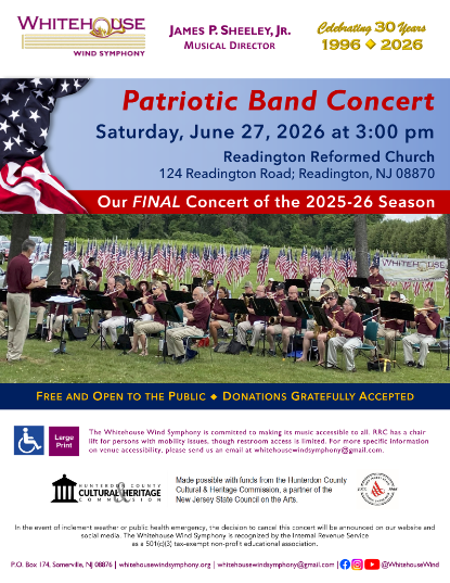 Readington Reformed Patriotic 06-27-26 Flyer
